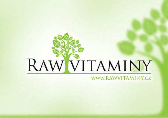 Vytvoření firemní identity společnosti Raw Vitaminy.
